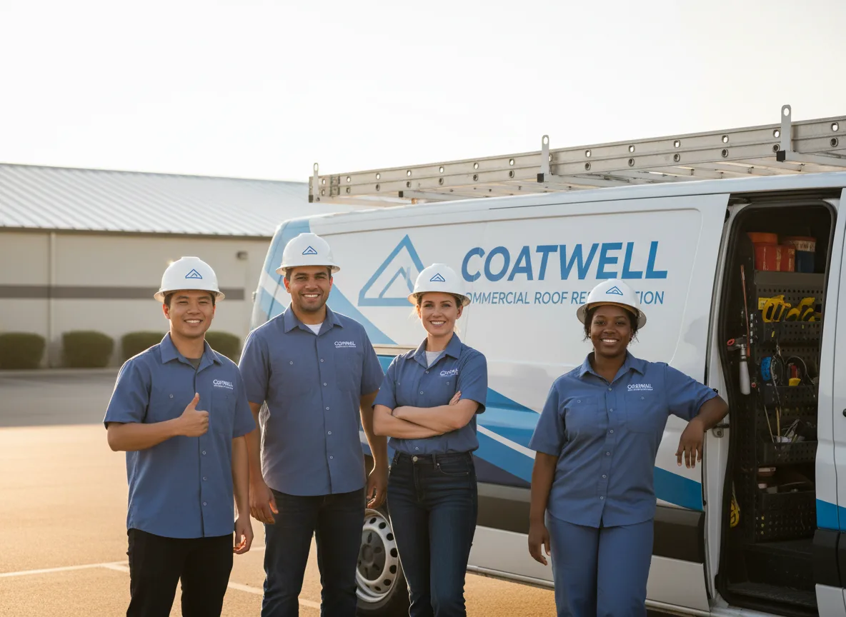 Commercial roof coating company in Glen Flora, TX